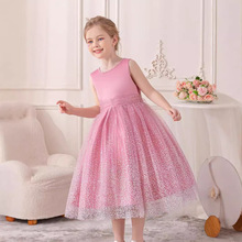 ŷ��Ůͯ����������ɴ��������ȹ����ȹ��������ݳ�Girl Dress