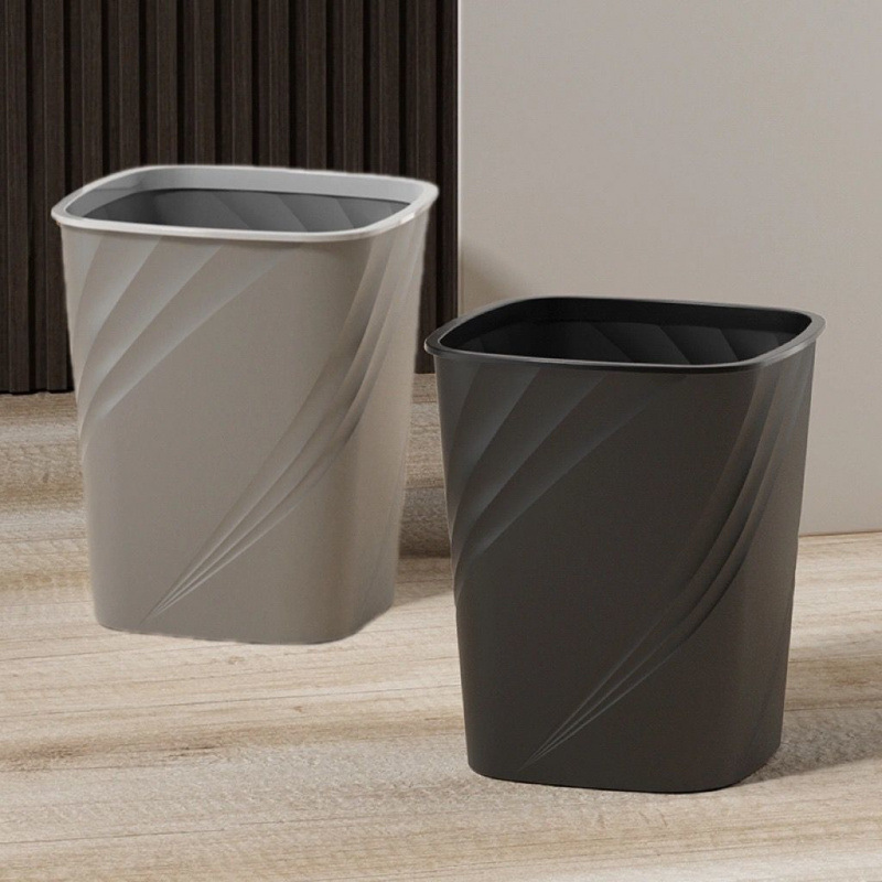 ゴミ箱家庭用大容量インスタイルシンプルなリビングルームトイレキッチンバスルーム学生寮圧力リング紙バスケット|undefined