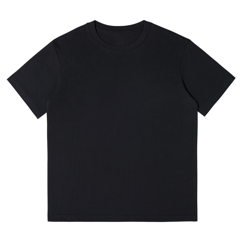 半袖tシャツ男230グラム重ポンド精櫛綿カップル純綿純色ゆるい半袖潮牌にシャツをかける|undefined