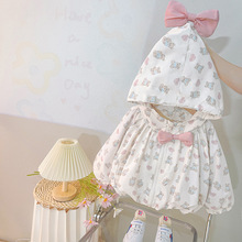 外贸批发宝宝春款2025新款洋气风衣开衫婴儿童装百搭外套直播供货