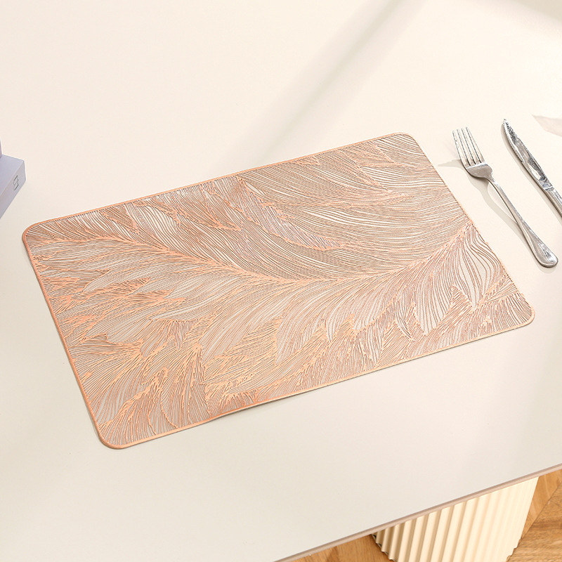 Alfombrilla de mesa de lujo ligera de estilo europeo, impermeable y a prueba de aceite, mantel occidental de PVC, streamer, pantalla de mesa de viento INS de alta gama al por mayor