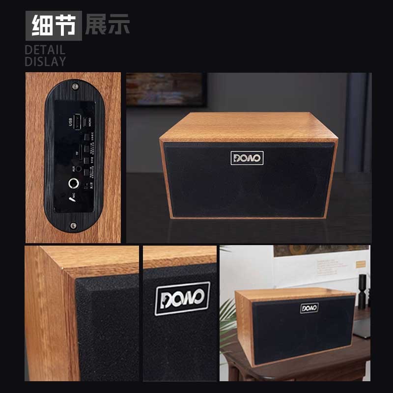 新しいブルートゥーススピーカーの木製のレトロなデスクトップの音響家庭用の高品質のブルートゥースの音響の長い持続の現物の卸売り|undefined