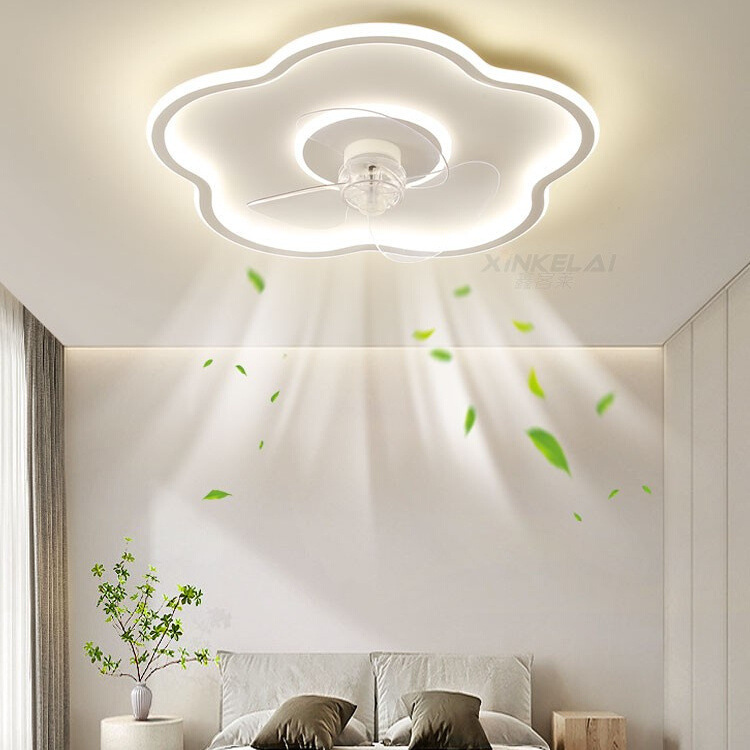 Bedroom Lamp Integrated Fan Ceiling Lamp 2025 New Home Smart Cloud Kidsren's Room Lamp