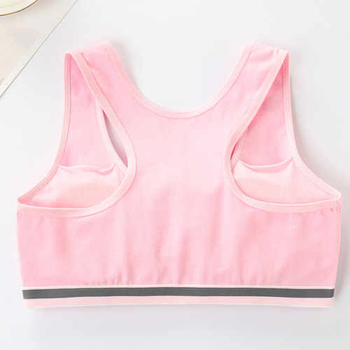 Underwear female students' development period vest 12-16 years old junior high school high school pure cotton no steel ring girl bra