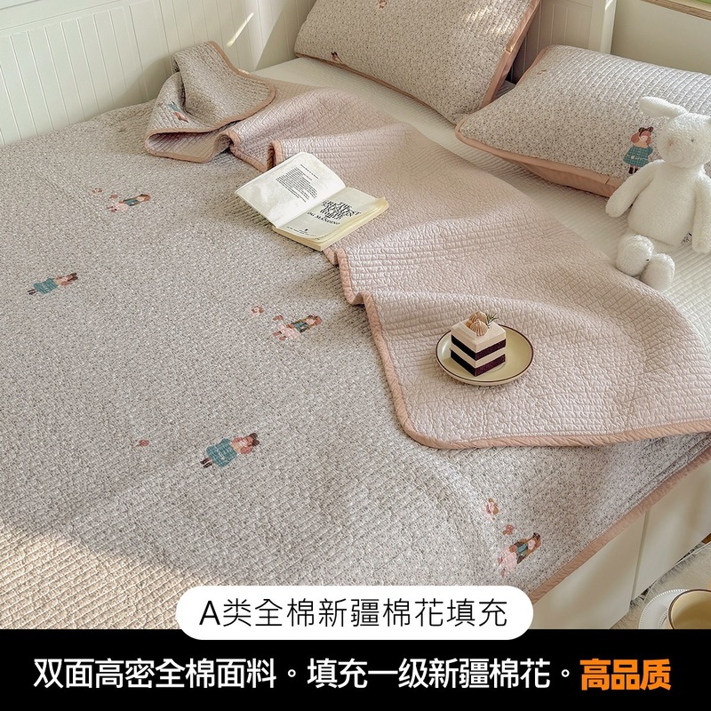 クラスA両面純綿ベッドカバー、内外新疆綿ベビー用、新綿畳ベッドシーツ、オールシーズン万能|undefined
