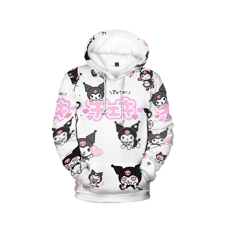 Coolomi kuromi sweater anime peripheral two-dimensional sweet Japanese style super popular little evil cute hoodie