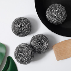 Meliya steel wire ball wholesale does not rust and does not shed crumbs cleaning ball cleaning pot brush kitchen department store wholesale