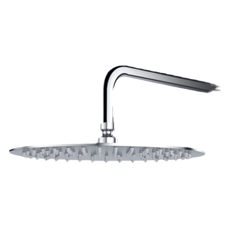 Juego de cabezal de ducha de techo presurizado transfronterizo de acero inoxidable, cabezal de ducha tipo lluvia para baño, cabezal de ducha con calentador de agua