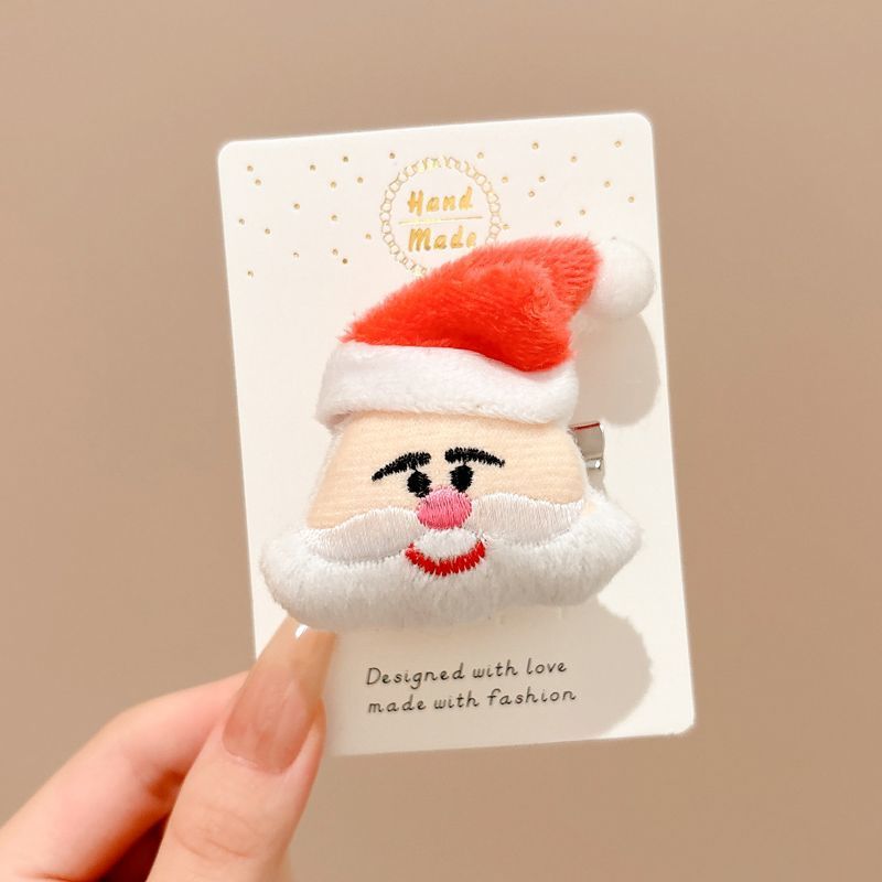 Navidad alce broche adorable Santa Claus pin creativo regalo peluche árbol de Navidad insignia decoración al por mayor