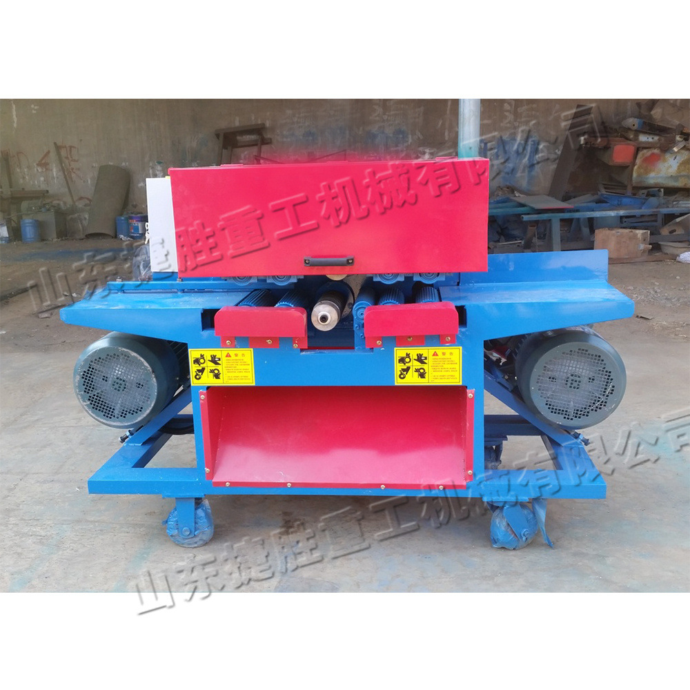 Sierra multiplaca automática de madera dura y variada equipo de fabricación de barras de madera de carpintería pequeña sierra de madera cuadrada de abeto verde y acero