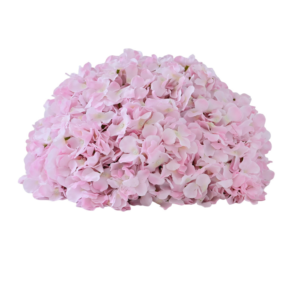 Simulación de hortenida, Mallorca, gran hortenida, boda de seda de flores, arco de flores, decoración de mesa de comedor