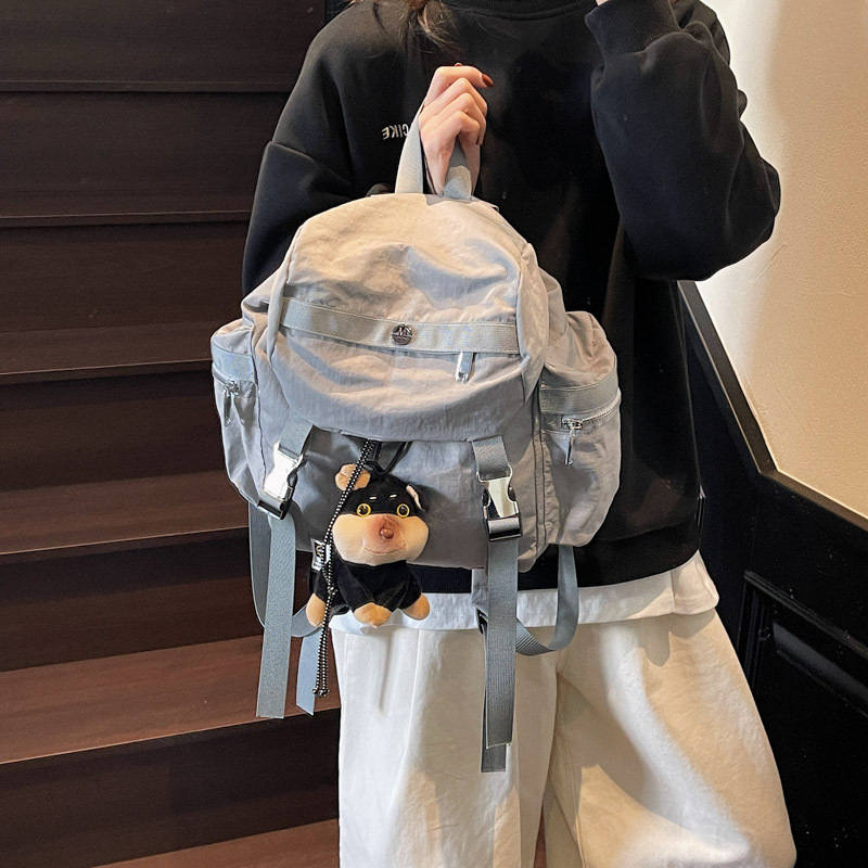 Cap-Style Backpack for Women 2026 New Casual Large-Capacity Student Backpack Yoga Bag Mommy Bag Lightweight Hiking Bag