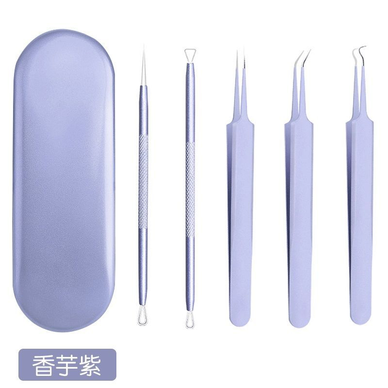 Acne needle Double-headed acne squeezing needle Acne removing needle Acne picking needle Acne cleaning needle Cleaning a protective tool Beauty needle