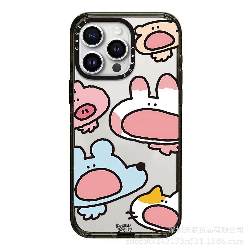 CASETi联名顺顺鼠适用iPhone16ProMax苹果15手机壳14透明亚克力13|undefined