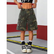 M 73328 Camo cargo men's shorts �Բʹ�װ��ʿ��ֶ̿�羳