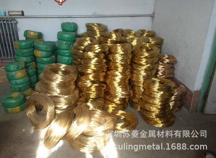 C2680黄铜线 C26800黄铜丝 铜锌合金线 H65铜锌线
