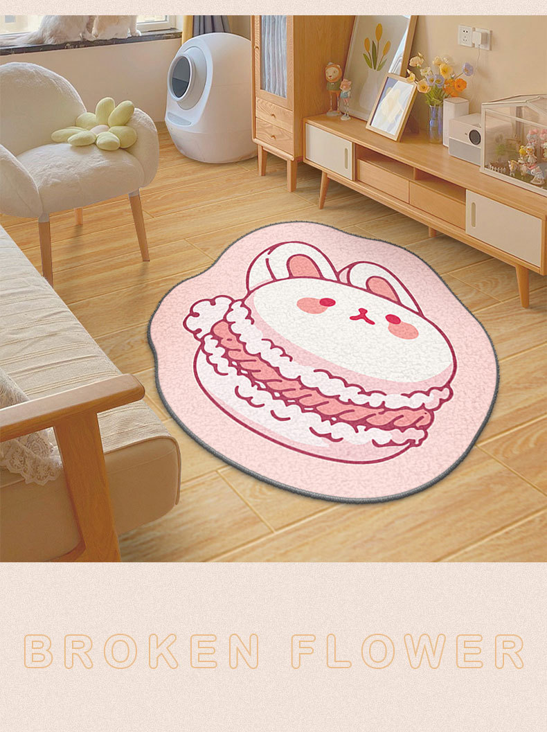 地垫地毯,仿羊绒地毯,可爱地垫,客厅地毯,卧室地毯,床边毯,装饰地垫,衣帽间镜前毯