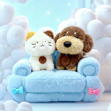 捏捏小萌物三花猫腊肠狗公仔仰望天空西高地玩偶地推毛绒玩具套圈