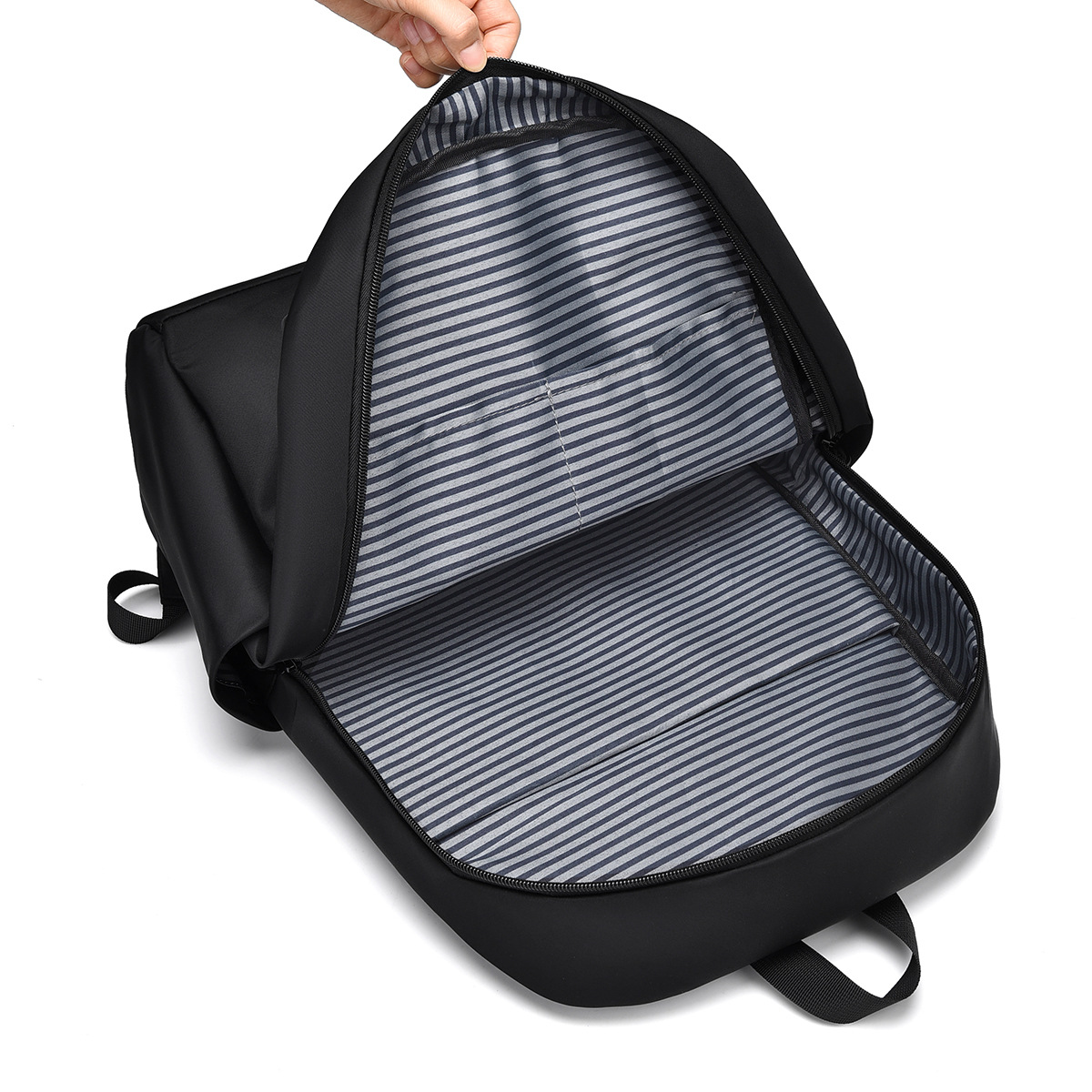 Comercio exterior al por mayor 2024 nueva mochila para hombres de gran capacidad para viajes de negocios, mochila para computadora para estudiantes de secundaria