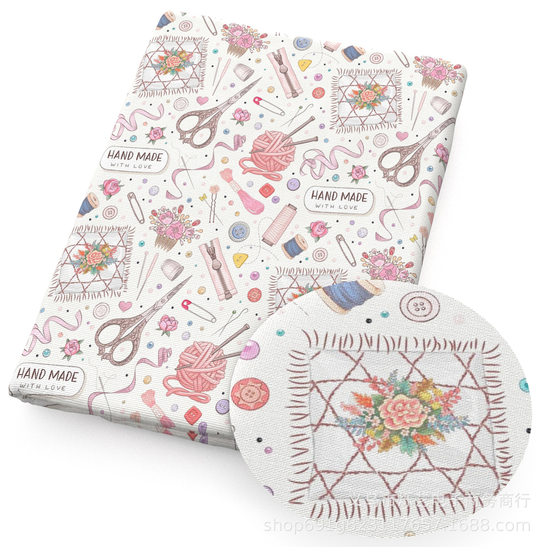 100% cotton, 50*145cm continuous -25