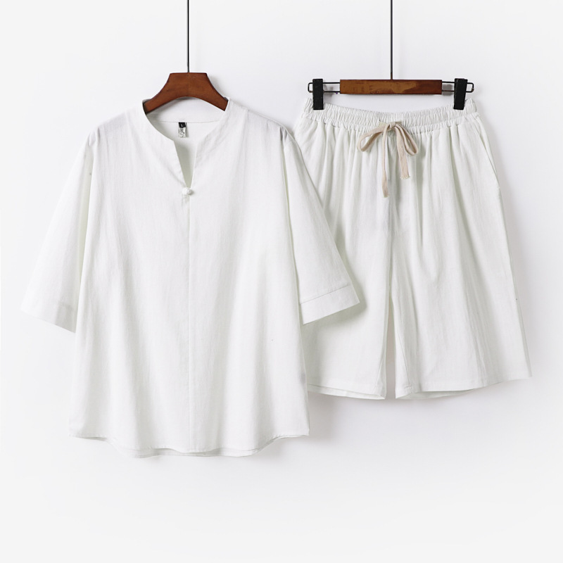Cotton Linen Tang Suit Men's Youth suit Chinese Style Retro Jacket Chinese Men's Linen Hanfu Antique Two-piece Set Cotton Linen Tang Suit Men's Youth suit Chinese Style Retro Jacket Chinese Men's Linen Hanfu Antique Two-piece Set
