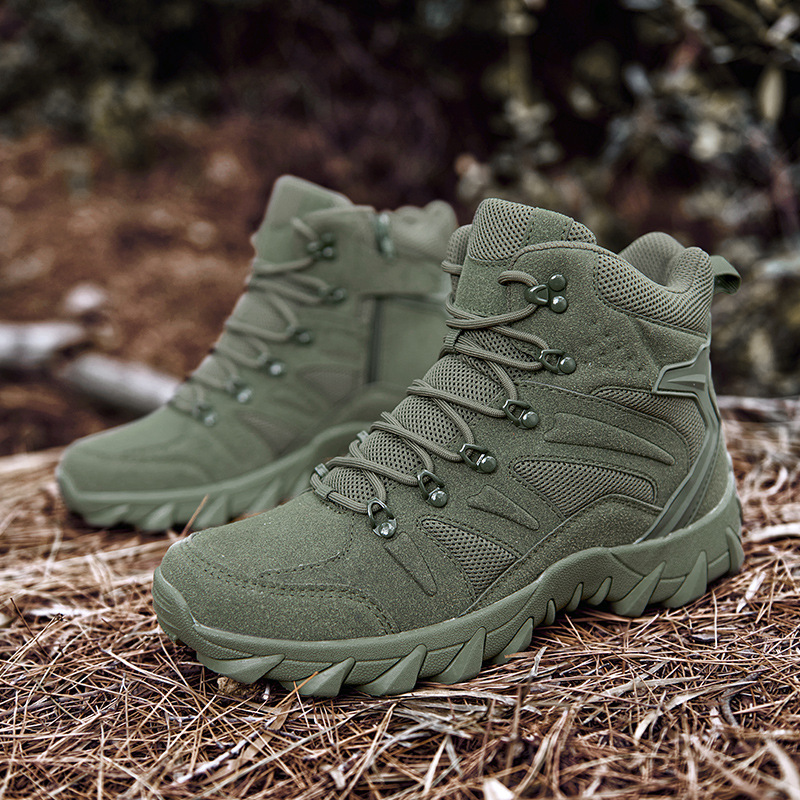 Botas de combate ultraligeras zapatos de hombre de verano casuales transpirables zapatos de montaña botas tácticas al aire libre botas de herramientas botas Martin botas del desierto