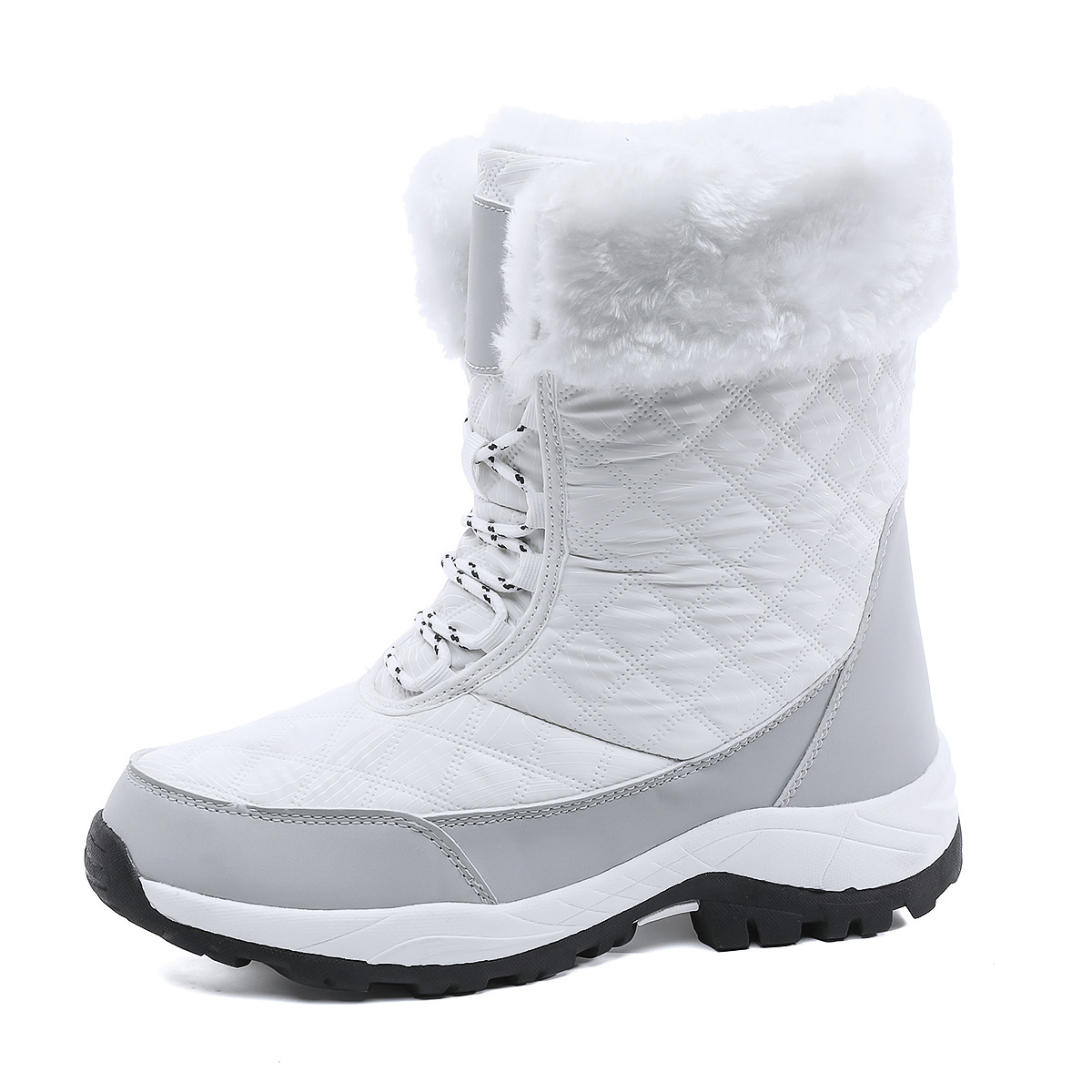 Nuevo paraguas de moda casual tela de terciopelo grueso calentamiento zapatos de nieve zapatos de algodón zapatos de mujer al por mayor transfronterizos image 8