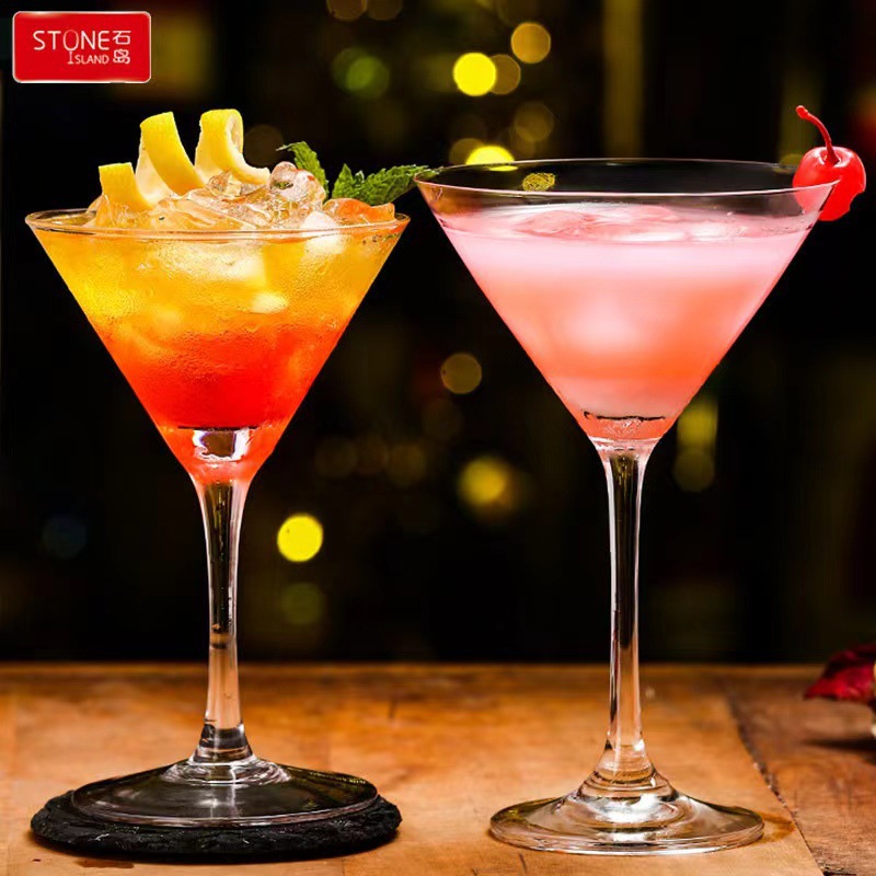 Tazas de cóctel de cristal de piedra bar Martini tazas de margarita tazas de champán tazas al por mayor