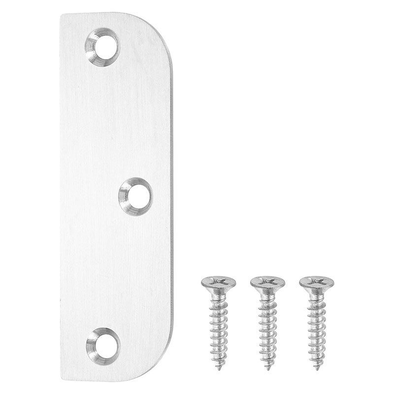 Junta de relleno de bisagra de puerta de acero inoxidable junta de bisagra de puerta de cubierta de agujero de puerta bisagra en blanco con tornillo al por mayor