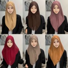 90x90 洒金纯色珍珠雪纺方巾单色烫金撒金包头巾纱巾围巾