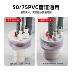 廚房下水排水管三通接頭防臭神器多功能洗碗機淨水器集成下水器