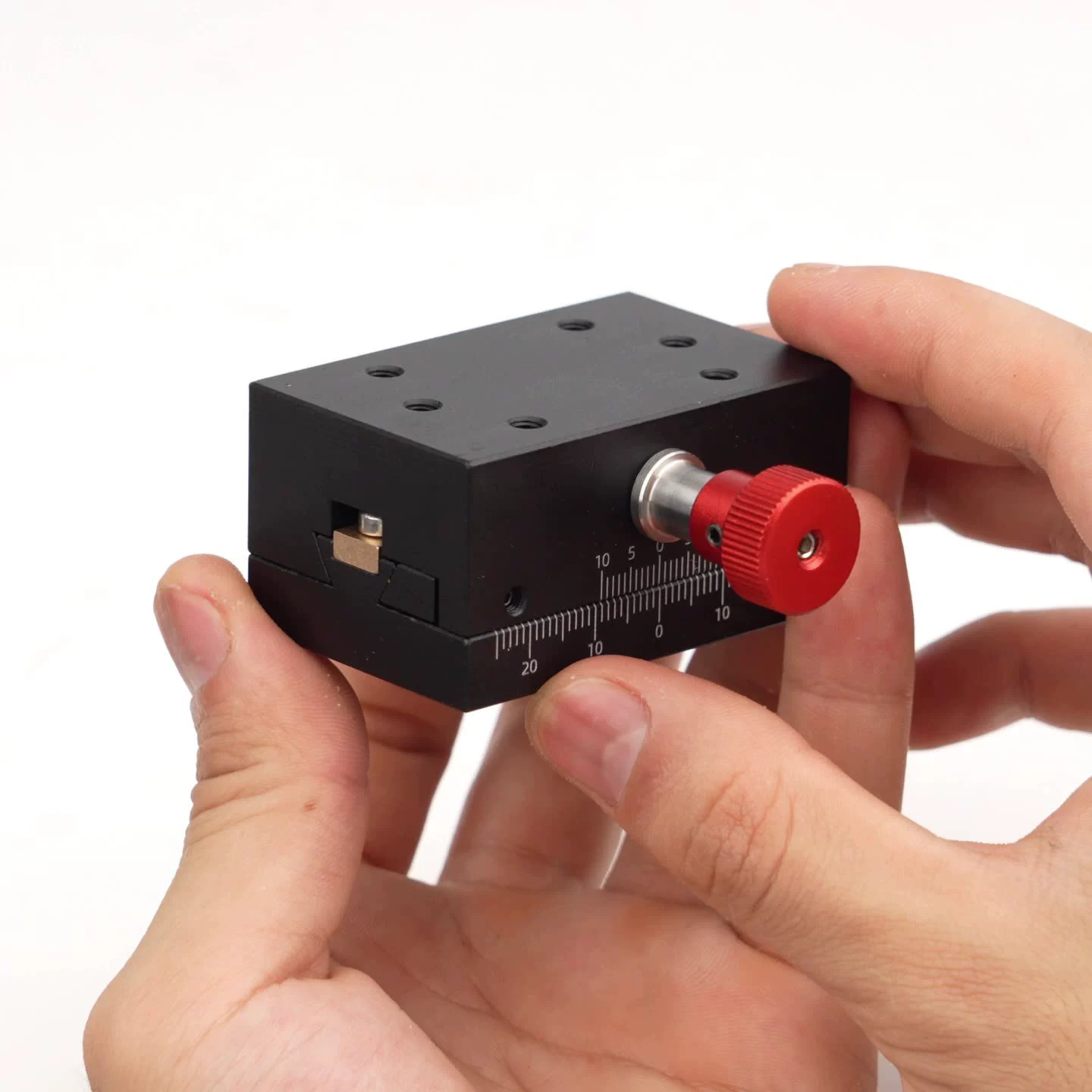 40 ход ползунки X оси смещения платформы зубчатая рейка ручная тонкая настройка небольшого прецизионного слота ласточкиного хвоста