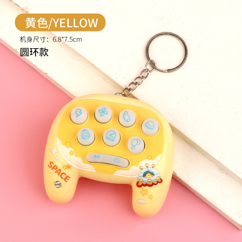 Handheld handle whack-a-mole [yellow]