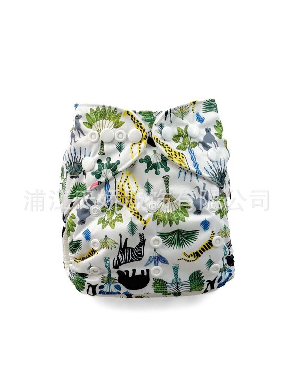 メーカークロスボーダー赤ちゃんおむつ洗える尿不湿通気性プリントトレーニングパンツcloth diaper|undefined
