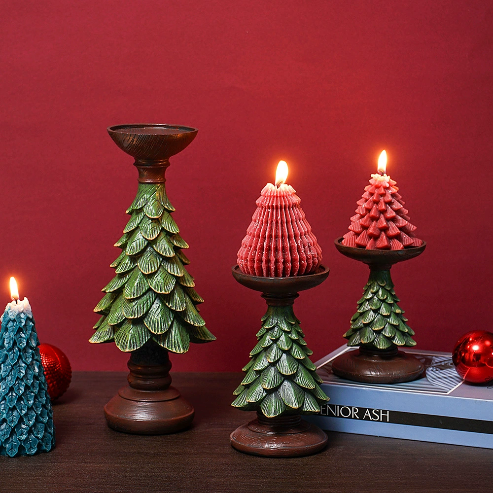 Елочная candlestick-украшения американский ретро окно веранда резиновая декорация рождественский настольный подарок украшения