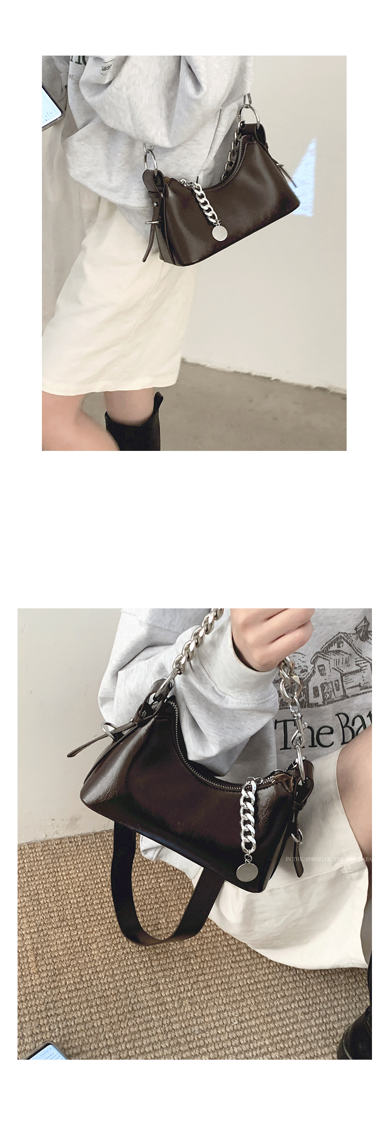 Women's Small Square Chain Crossbody Bag For Women Elegant Style_voghion.com