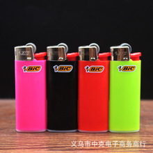 法国品牌BIC比克J5安全防爆砂轮打火机创意迷你短款女生火机批发
