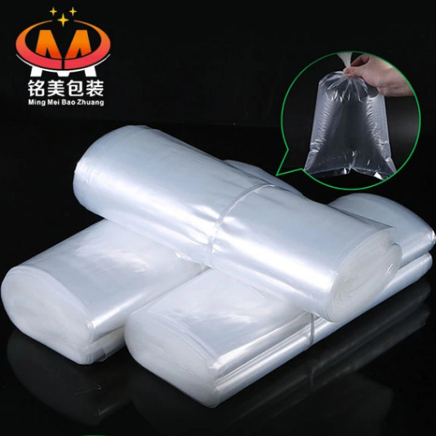 Grueso impermeable transparente pequeña bolsa de plástico PE sellado en caliente bolsillo plano productos electrónicos embalaje interno bolsa de plástico en stock al por mayor