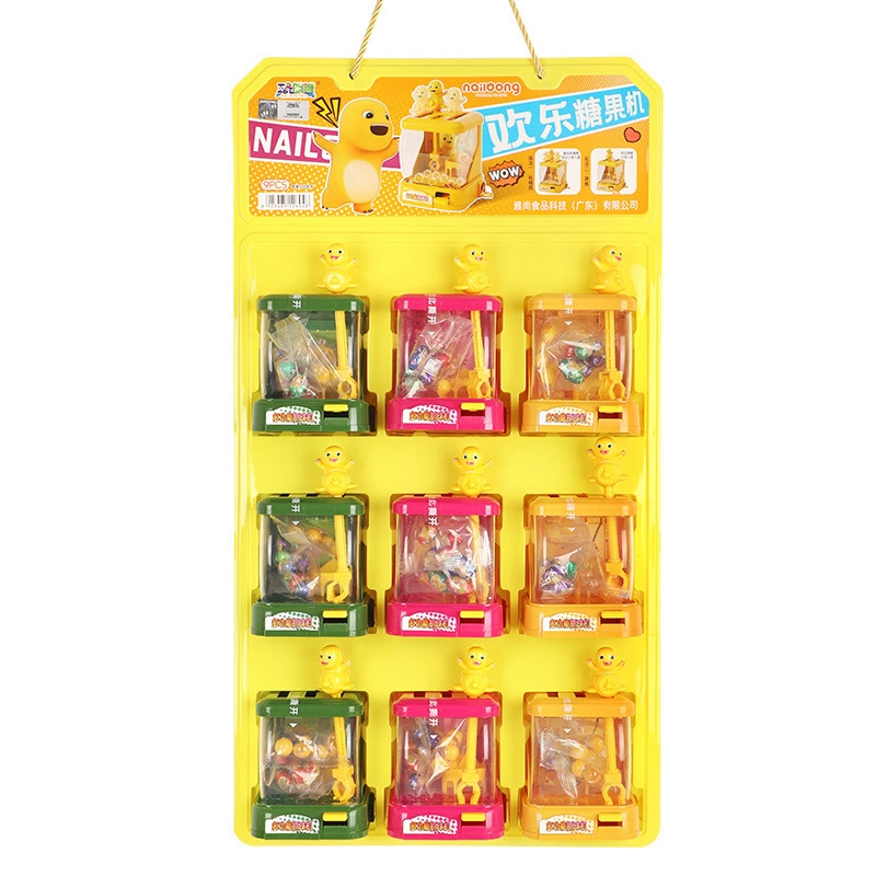玩明糖 Milk Dragon Happy Candy Machine Детская развлекательная игрушка-снэк яйца-shaped шоколад 19г*9 шт (плитка упаковка)