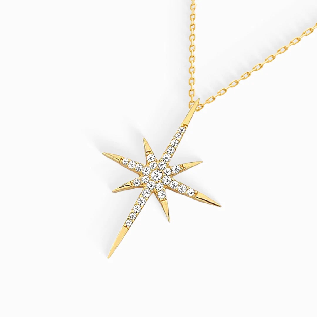 s925 sterling silver Polaris rice inlaid zircon necklace women's simple fashion European and American style clavicle chain factory outlet