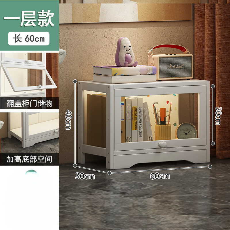 手作りキャビネット透明アクリル谷子展示痛みキャビネット床置き壁付家庭用リビングルーム置物本棚一体|undefined