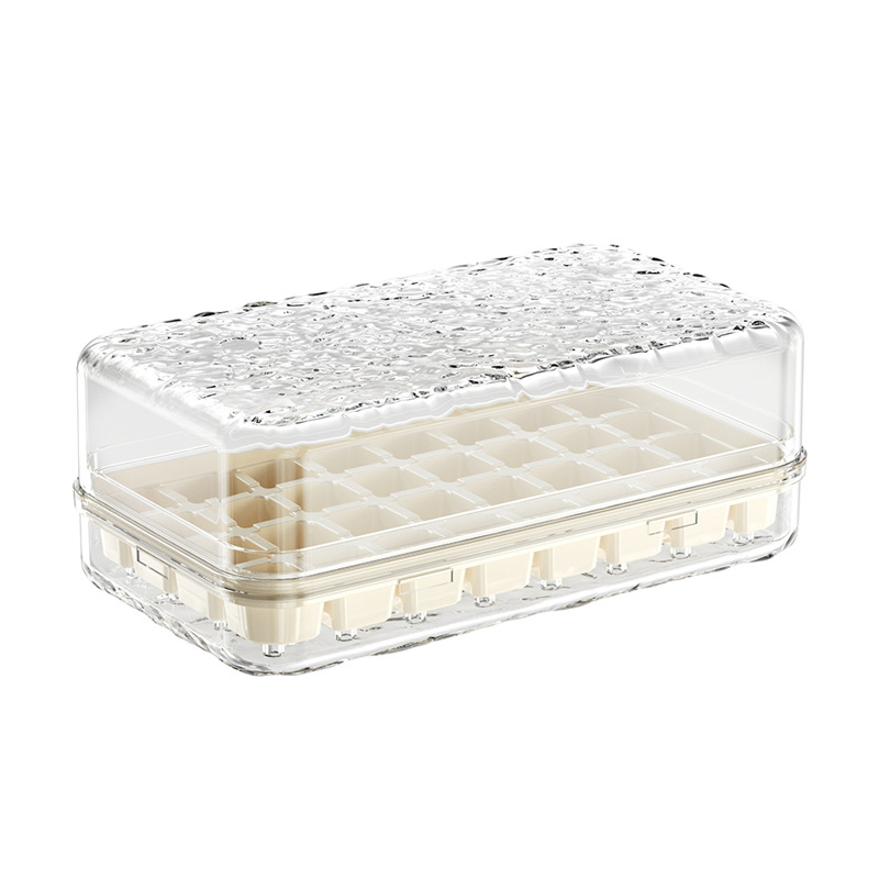 Molde de hielo de grado alimenticio Glacier Presione Hielo congelado Hielo artefacto caja de almacenamiento de hielo casera