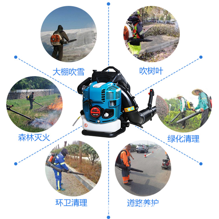 道什威尔后背式风力灭火机大风量吹雪机户外多用途环卫应急吹风机