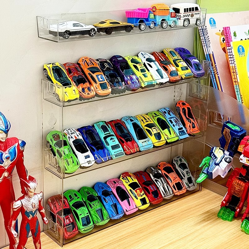 Children's Toy Car Acrylic Wall Hanging Rack Tomeka Hot Wheels Car Alloy Model Car Storage Box Children's Toy Car Acrylic Wall Hanging Rack Tomeka Hot Wheels Car Alloy Model Car Storage Box