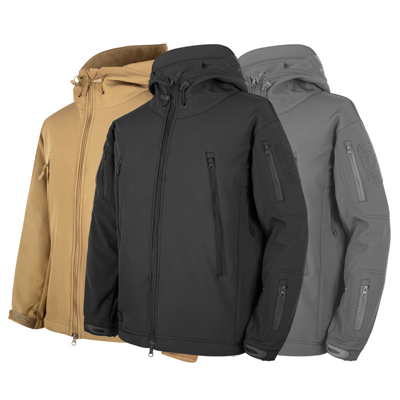 Sharkskin Tactical Jacket Outdoor Waterproof Soft Shell Top Jacket Jacket Fleece