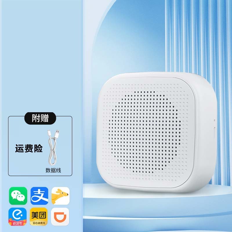 音響店専用のWeChat QRコードでお金を徴収、音声アナウンサー、大音量Bluetoothスピーカー|undefined