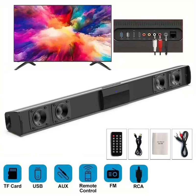 BS28B Cross-border Long Bluetooth Audio TV Speaker Echo Wall Computer High Volume Subwoofer Living Room Home BS28B Cross-border Long Bluetooth Audio TV Speaker Echo Wall Computer High Volume Subwoofer Living Room Home
