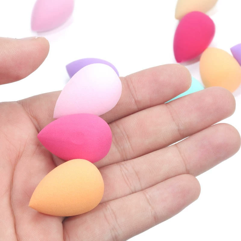 Makeup primer drop-shaped, small cosmetic sponge