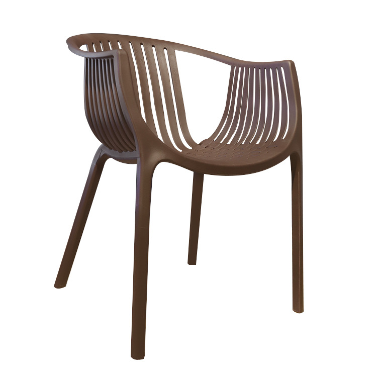 silla de exportación silla de comedor doméstica moderna simple silla hueca silla de plástico se puede apilar silla de balcón al aire libre