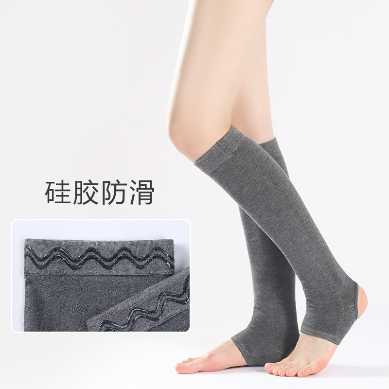 夏用純綿レギンス、男女兼用、冷えた足を暖かく保つ、膝関節とふくらはぎを保護するロングレギンス、足を踏み込みやすい膝上丈|undefined